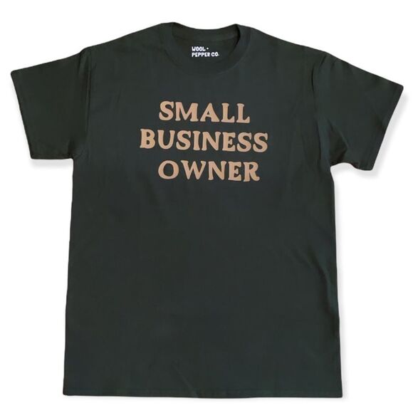 NWT Wool + Pepper Co. Small Business Owner T-Shirt - Picture 2 of 3